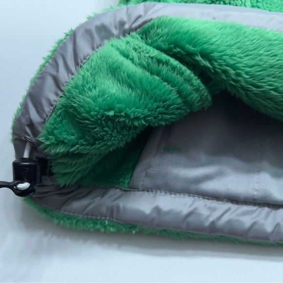 The North Face Osito Fleece Jacket Womens Large Green Full Zip High Pile - Picture 16 of 16